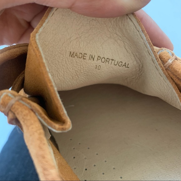 Loeffler Randall Tabitha Tan Suede Knot Chukka Platform Shoes Size 10 - Picture 6 of 10